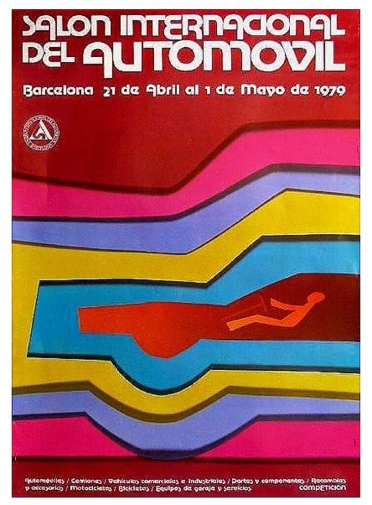 salon internacional del automovil barcelona 1979 cartel