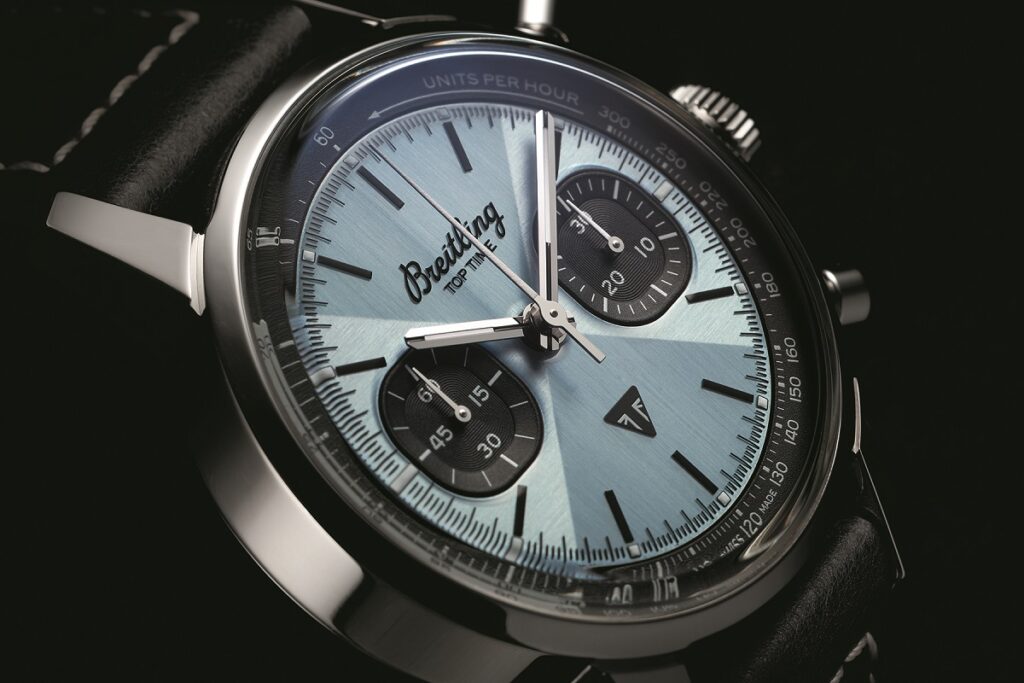 triumph speed twin breitling estatica reloj