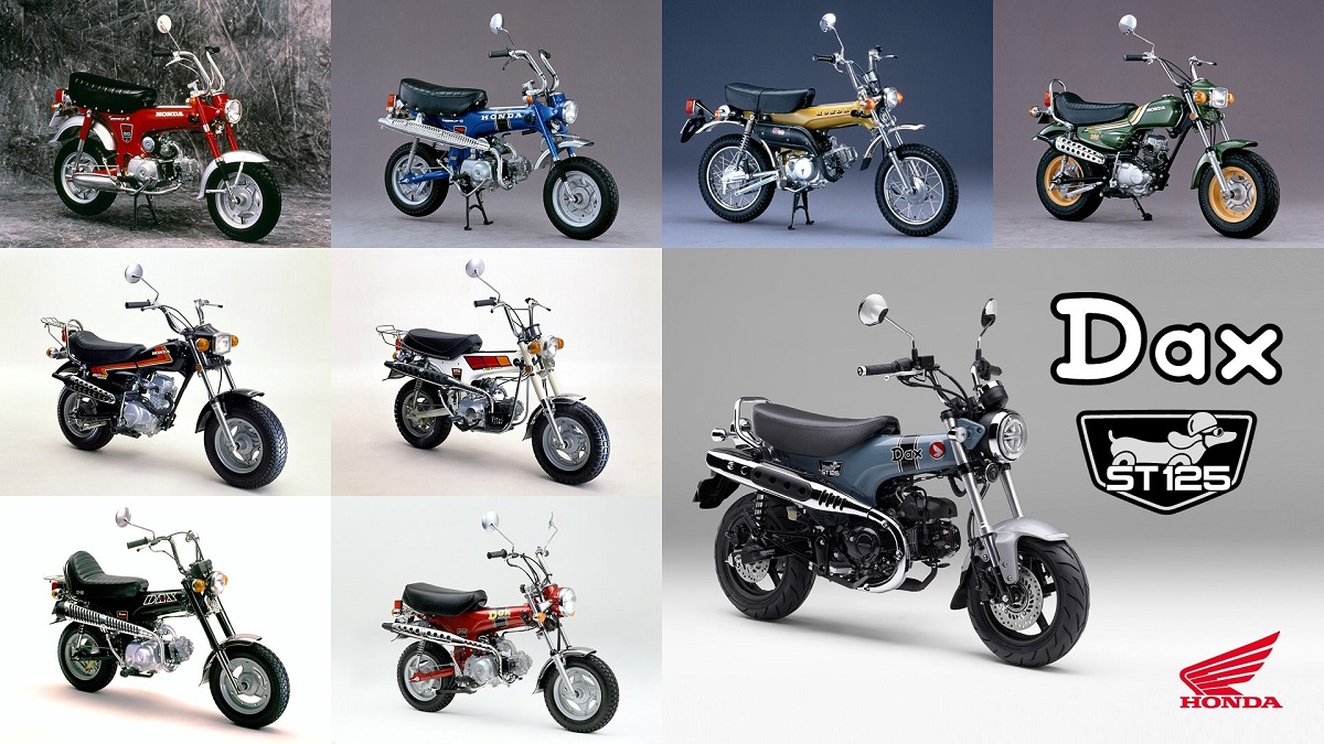 La "moto salchicha" de Honda: más de 50 años de historia y versión 2023 8 2023 HONDA ST125 DAX apertura