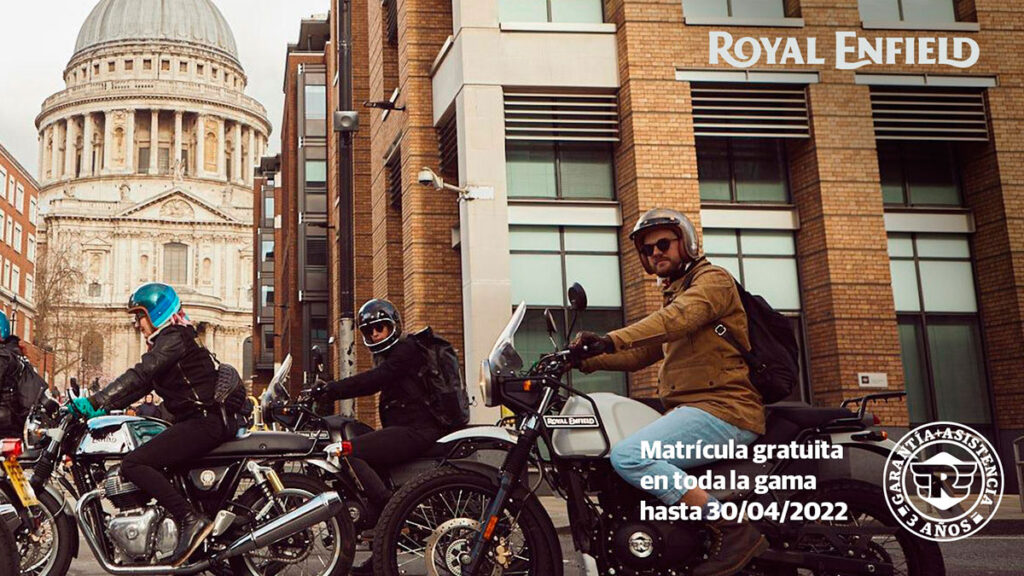 Promoción Royal Enfield: matrícula gratuita en todos los modelos 11 2LAnding Royal 1920x750 1
