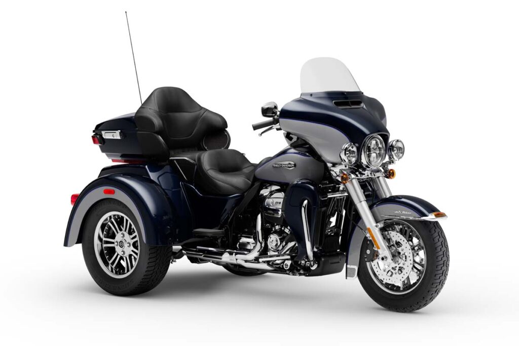 Cuáles son las motos con los motores más "gordos" 15 Harley Tri Glide Ultra