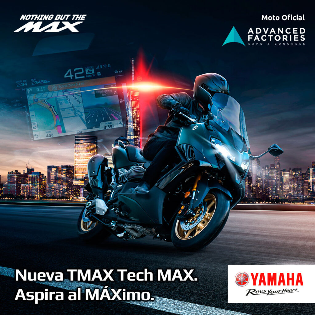El Yamaha TMAX 2022, moto oficial del Advanced Factories 2022 10 yamaha-tmax-moto-oficial-advanced-factories