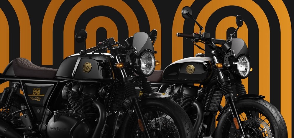 Royal Enfield conmemora su 120 cumpleaños con una edición especial de sus modelos Interceptor y Continental GT 650 1 royal enfield Twins apertura ok