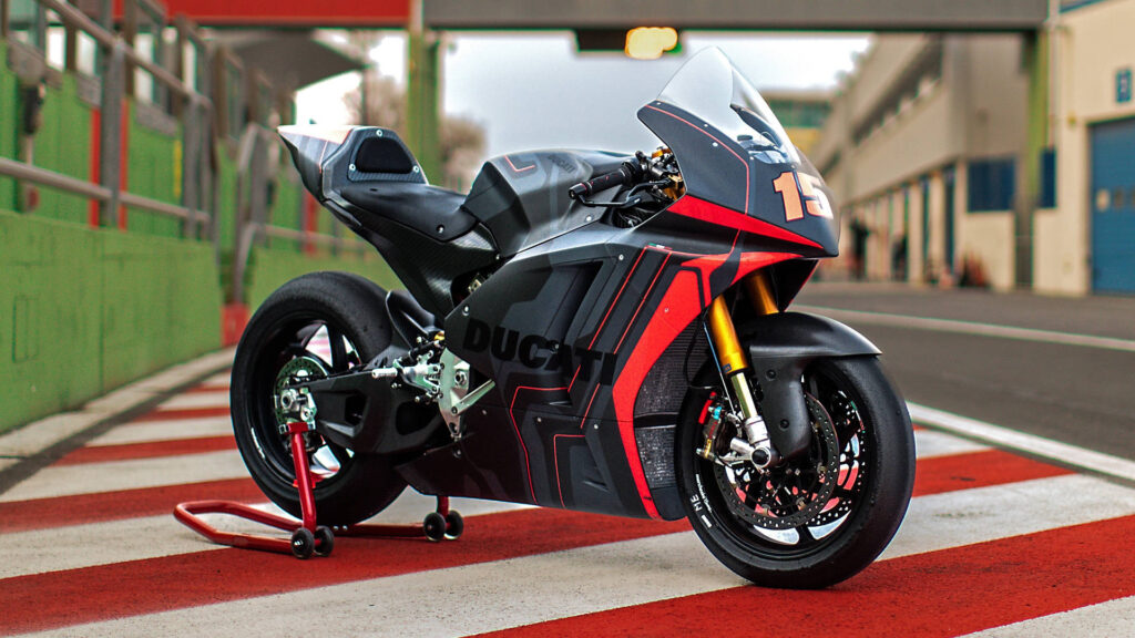 Ducati V21L: la MotoE de Ducati rueda en Vallelunga 11 ducati motoe 2023 3