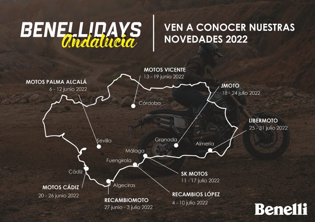 benellidays 2022 andalucia