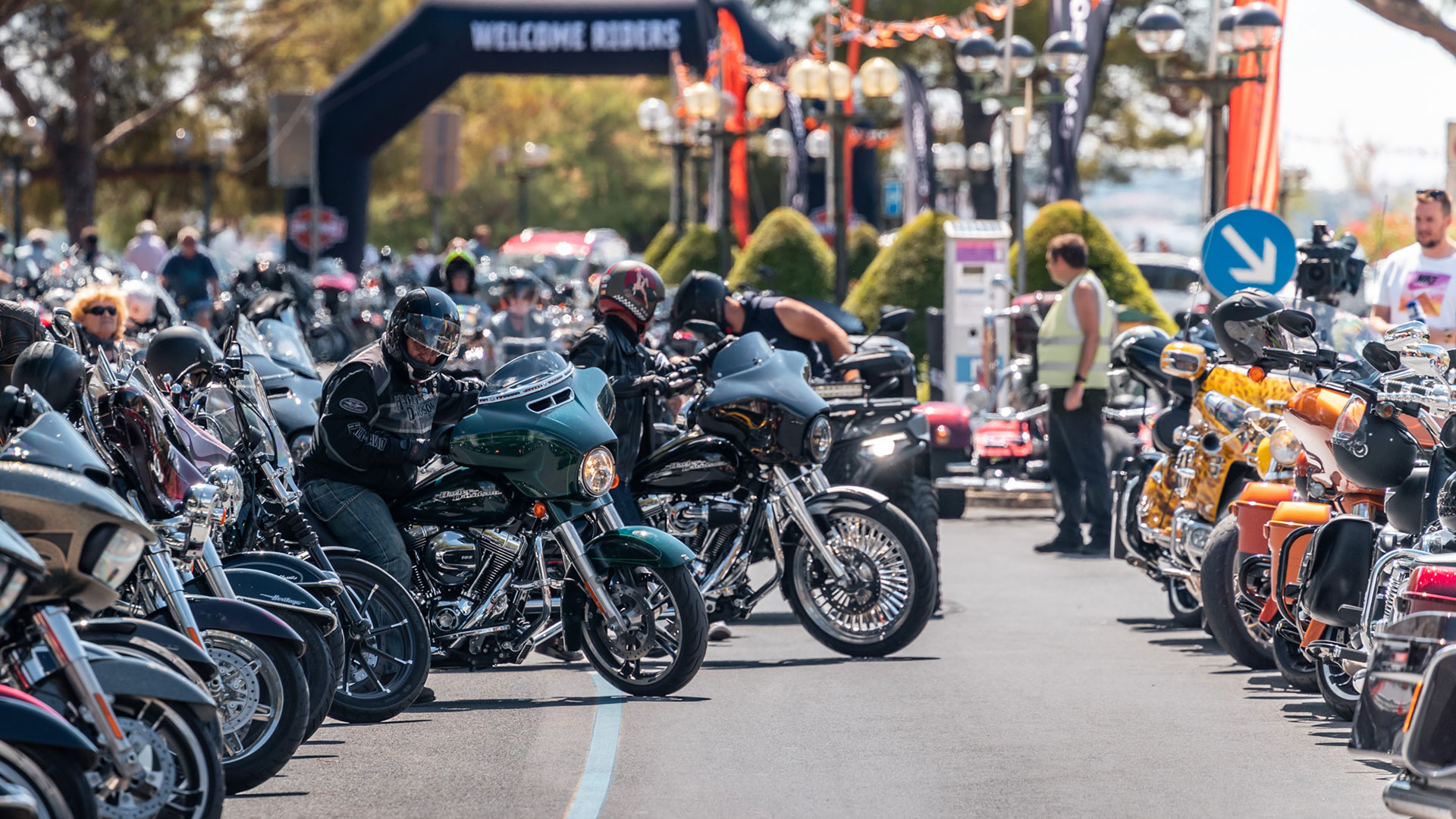 Bikes on site 1