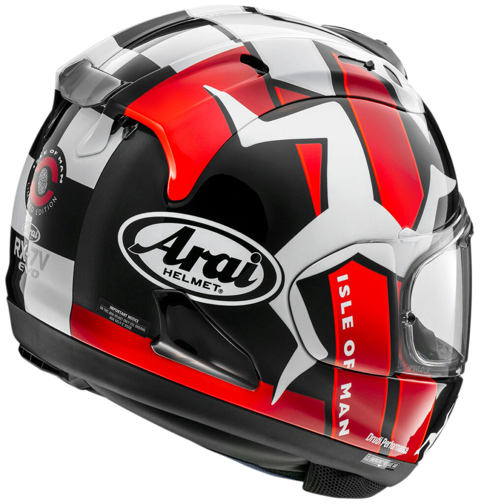 Arai presenta el nuevo RX-7V Evo IOM TT 2022 Edition 12 NdP Arai RX 7V EVO IOMTT 02
