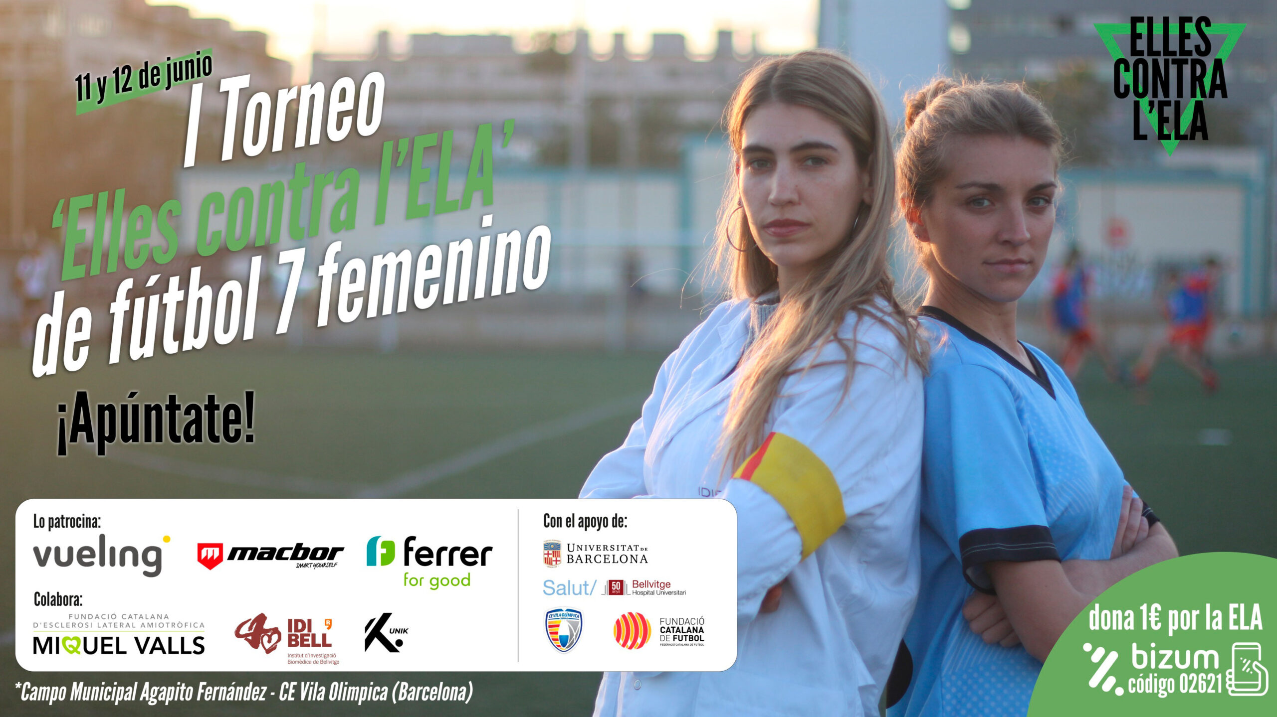 Macbor colabora con el primer torneo solidario “Ellas contra la ELA” de fútbol 7 femenino