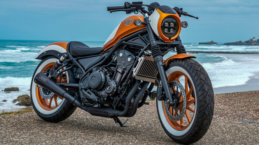 Honda muestra en el Wheels and Waves las 10 mejores Rebel personalizadas de Europa 12 375413 Lucy Honda Customs