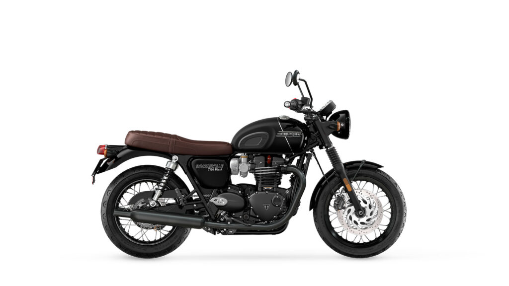 Bonneville T120 Black MY23 Sapphire Black RHS