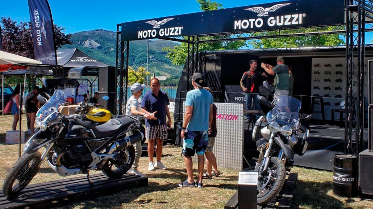 Éxito de participación de Moto Guzzi en el Motor & Mountain 2022