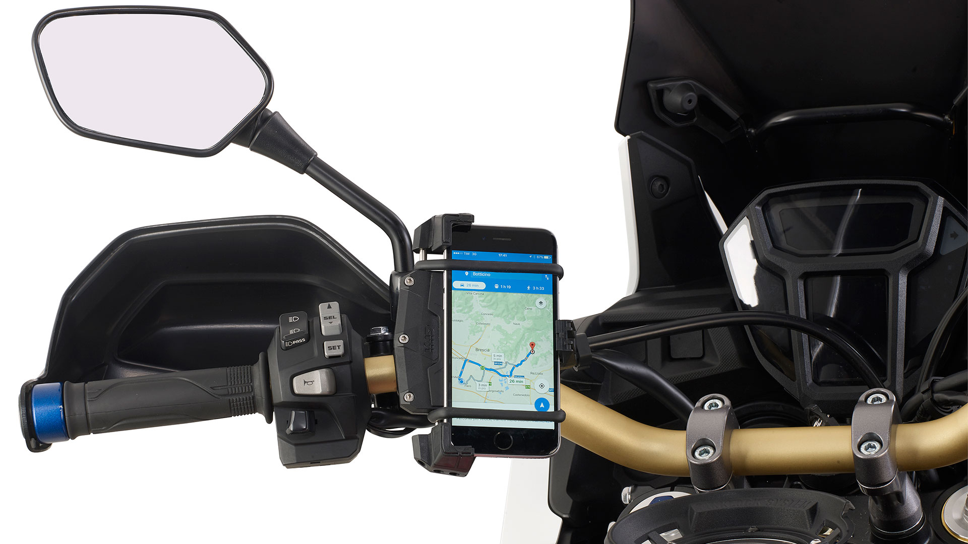 Perderte no es una opción con estos soportes para móvil y GPS de GIVI 7 NDP GIVI SOPORTES S920M 4