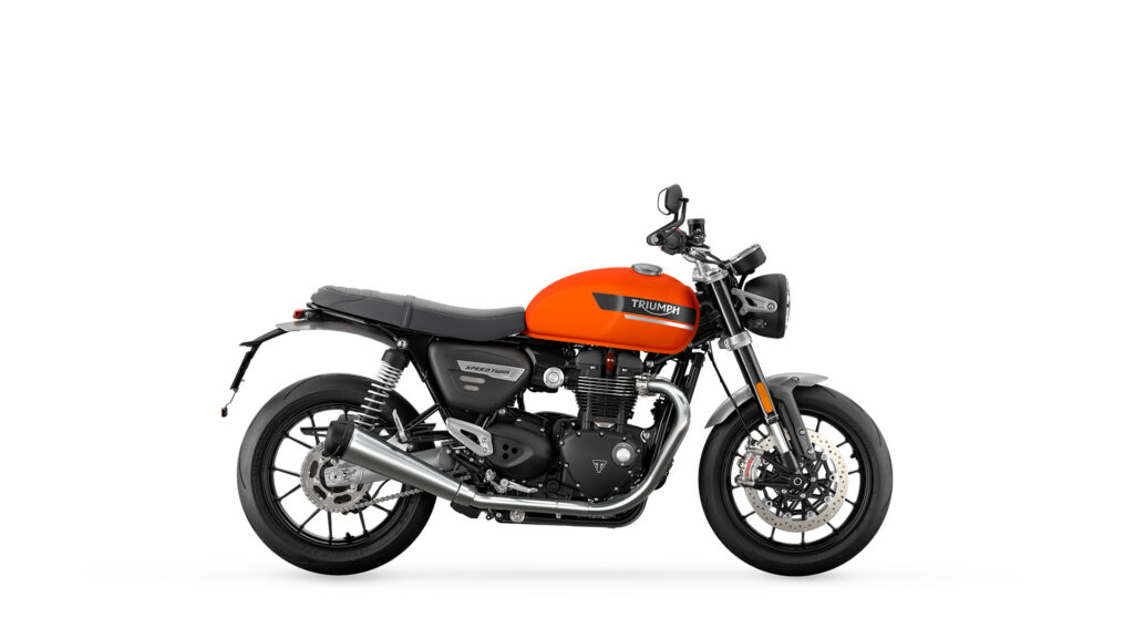 Speed Twin 1200 MY23 Matt Baja Orange RHS1