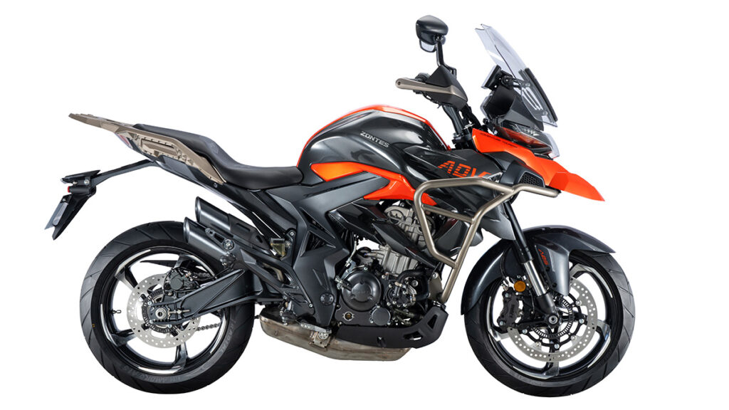 Estas son las motos trail para el carnet A2 con asiento a menos de 800 mm 14 Zontes T350 2022
