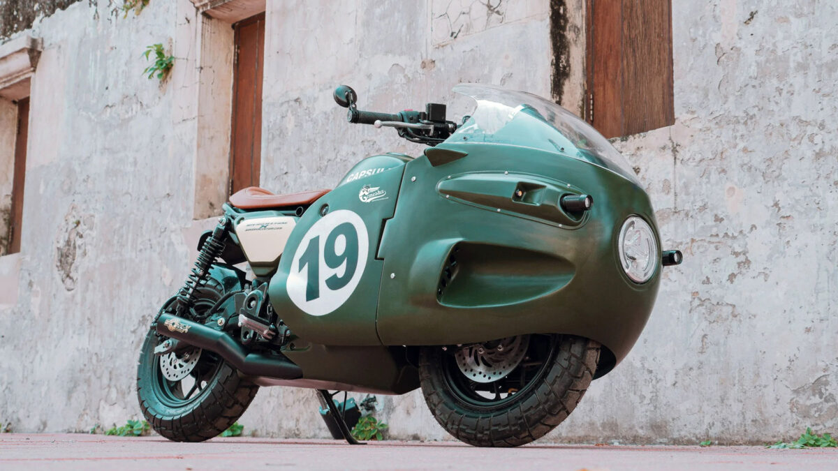 ¡Kame Hame Ha! La última locura de Ganesha Custom es esta Honda Monkey 125 inspirada en Dragon Ball 1 honda-monkey-125-ganesha-custom