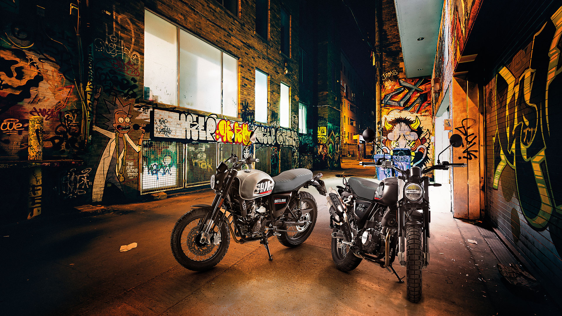 SWM Ace of Spades 125 y Outlaw 125: ahora con motor Euro5 y ABS