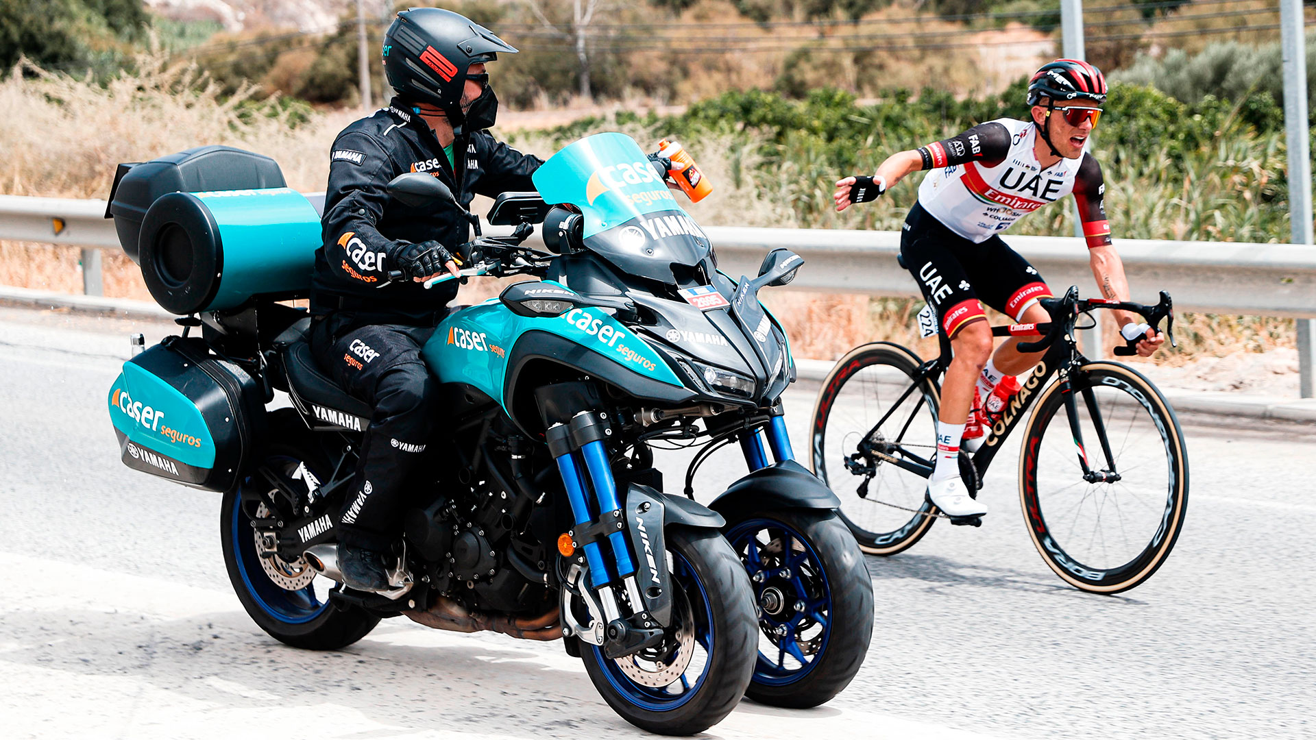 La Vuelta cierra la temporada de las grandes competiciones ciclistas y sigue confiando en la Yamaha Niken