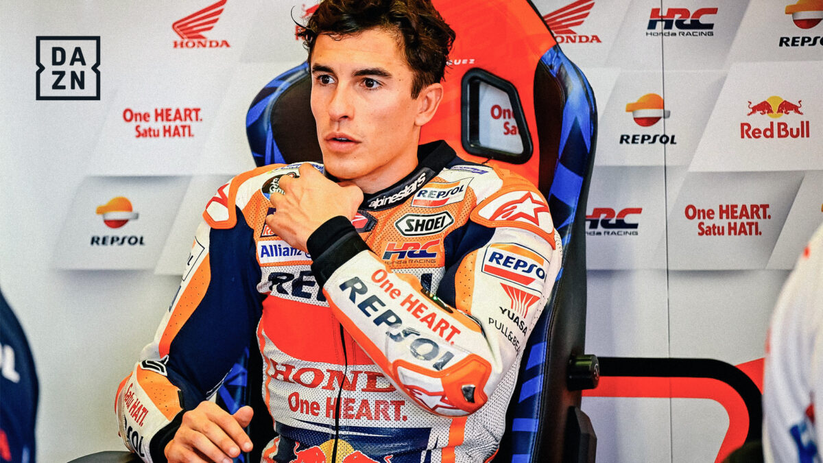 DAZN Marc Marquez en el test de Misano