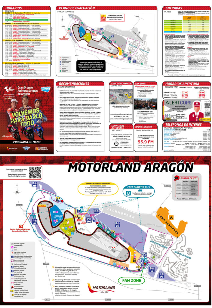 GP de Aragón de MotoGP: principales accesos al circuito 11 MOTORLAND 1