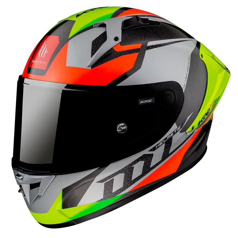 MT KRE+ 2022: de las carreras a la calle, con homologación FIM 3 MT KRE Carbon Projectile D2 Gloss Pearl Gray 01