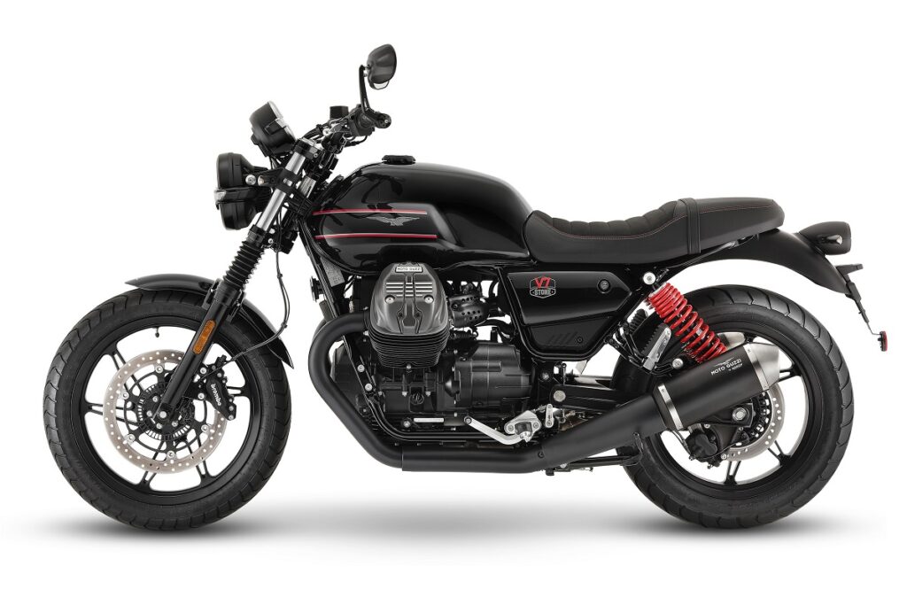 Moto Guzzi V7 Stone Special Edition lateral izquierdo cierre