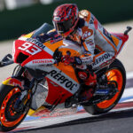 Test de Marc Márquez en Misano