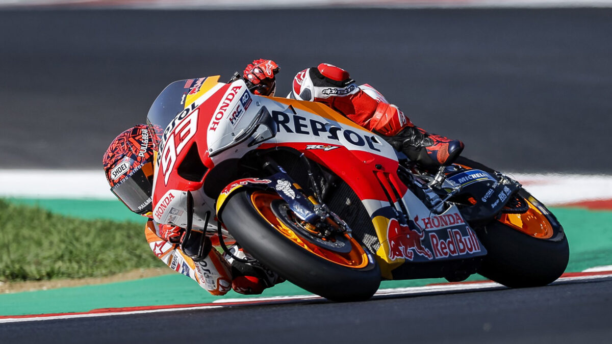 Test Marquez en Misano