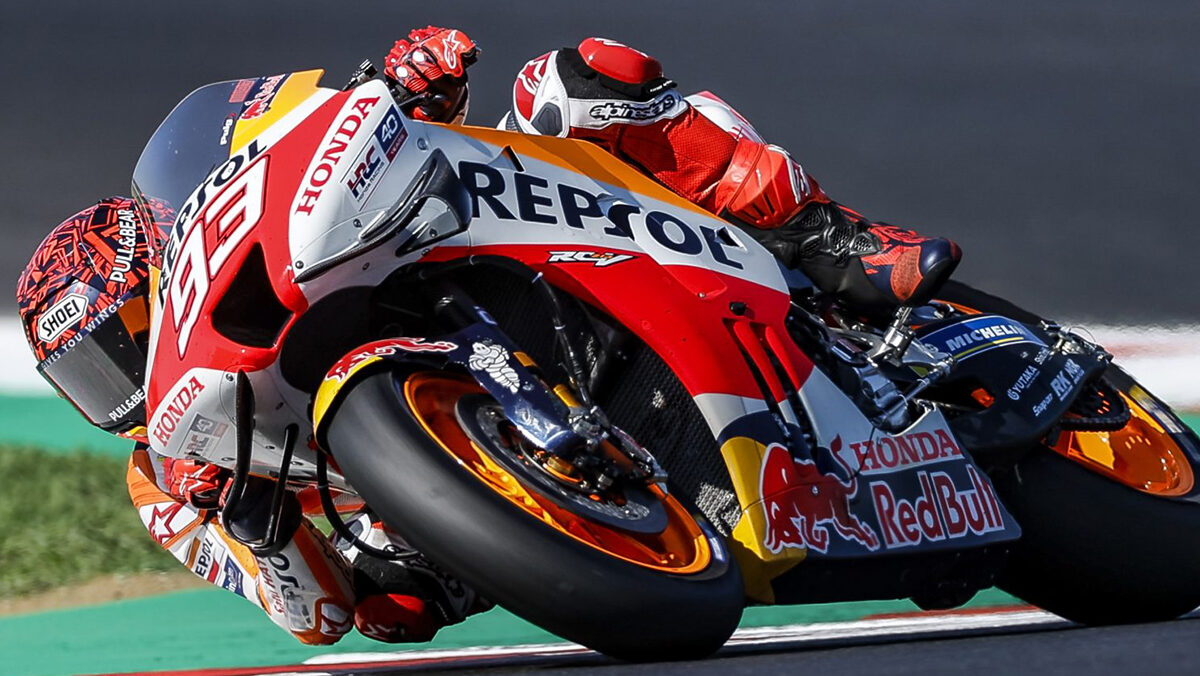 Test de Marc Márquez en Misano