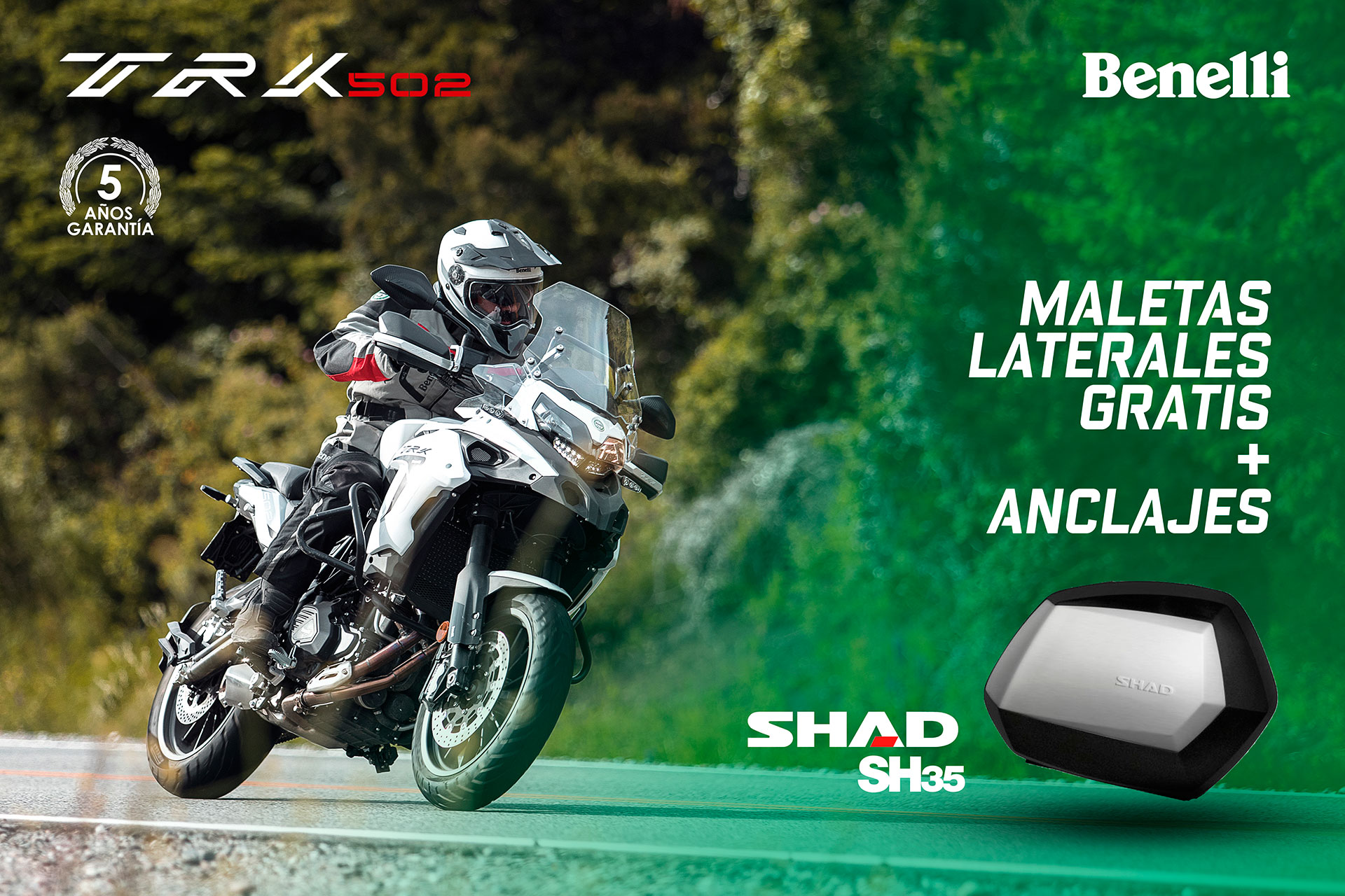 promocion maletas benelli trk