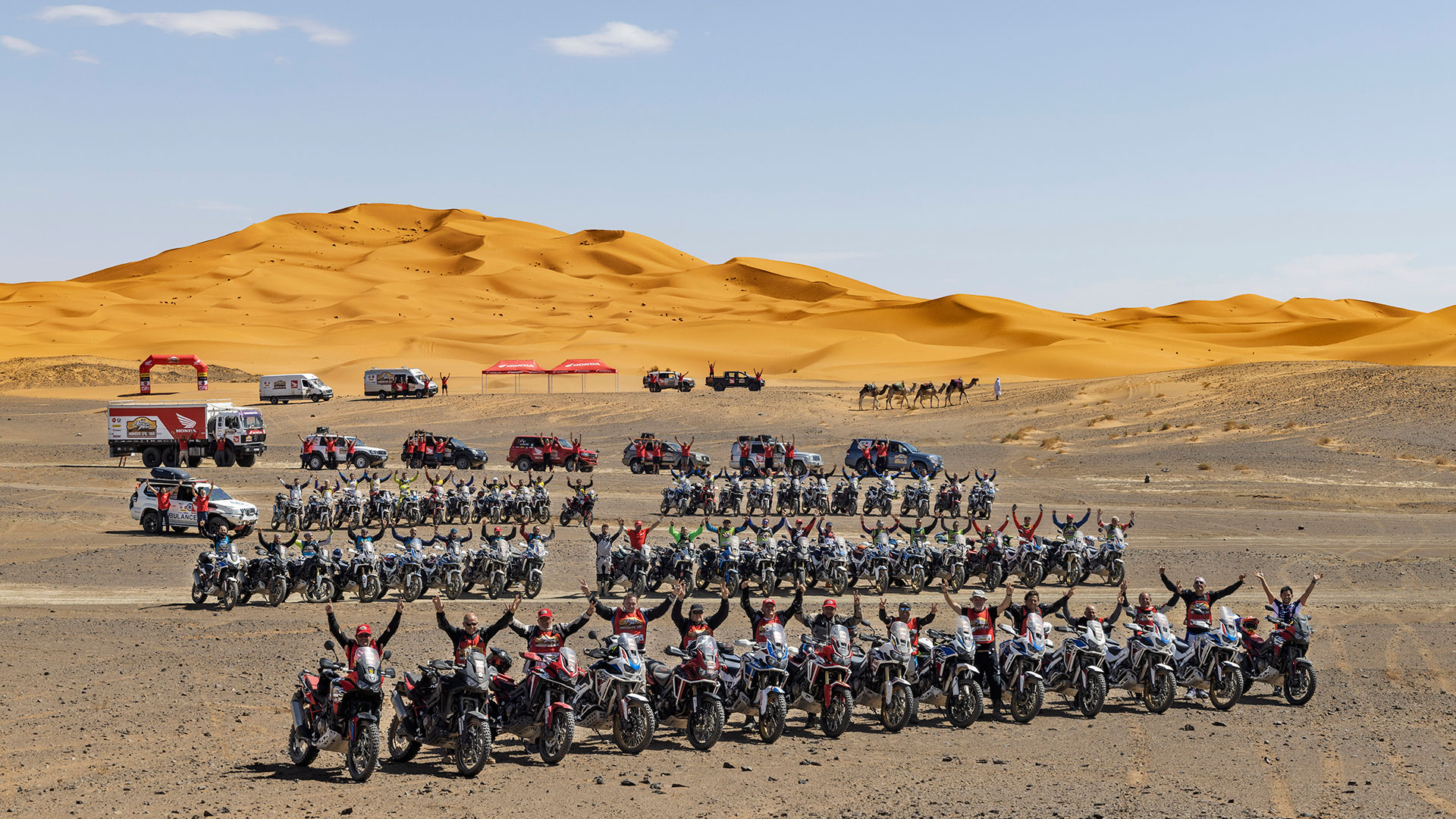 Honda concluye con éxito la cuarta edición del Africa Twin Morocco Epic Tour