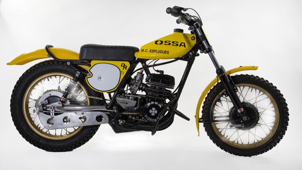 Motos Made In Spain: ¿Motoball? Fútbol con OSSA Phantom y Bultaco Pursang 14 OSSA DR motoball