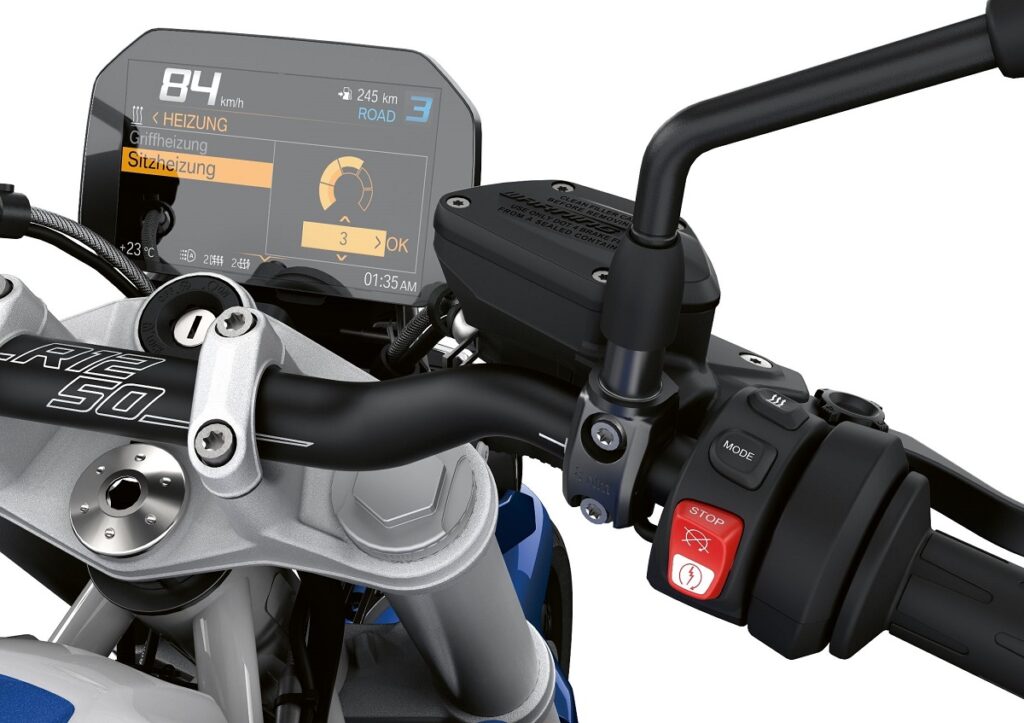 Nueva BMW R 1250 R: todavía más personal en su versión 2023 14 bmw R1250R 2023 pantalla tft punos calefactables