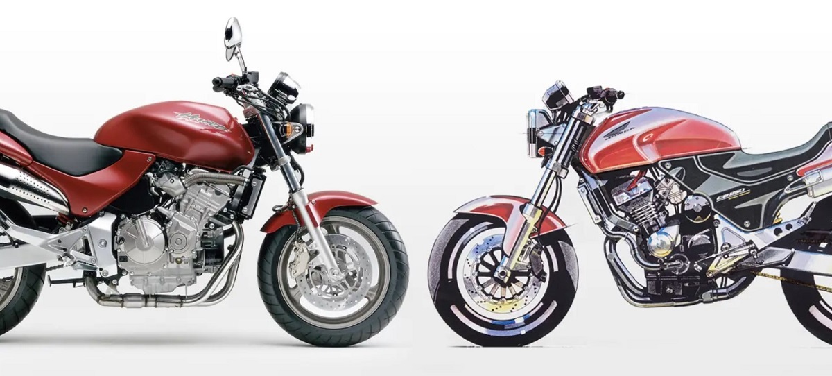 Honda Hornet: la historia del abejorro que vino de los circuitos 1 imagen boceto enfrentados
