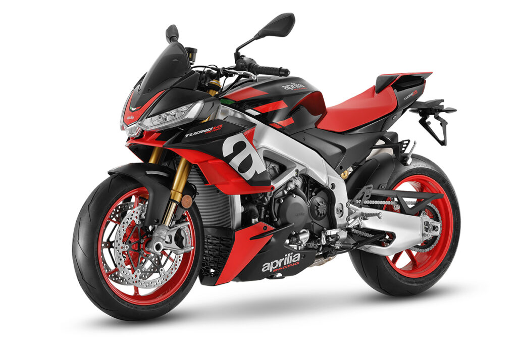 La Aprilia RSV4 y Aprilia Tuono V4 se presentan con 2.000 euros de descuento y seguro gratis 12 Aprlia Tuono V4 Factory