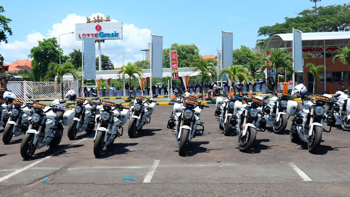 ENERGICA electrifica la flota policial de Bali con motivo del G20