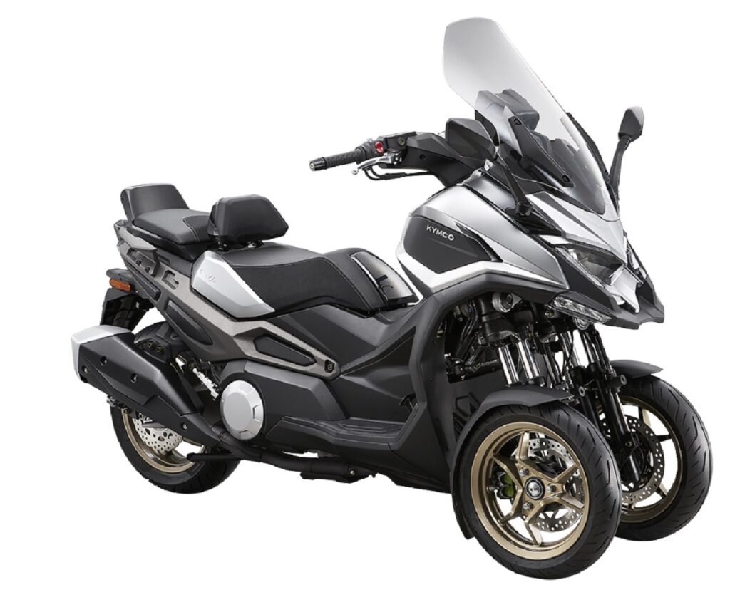 KYMCO CV3 estudio tres cuartos delantero