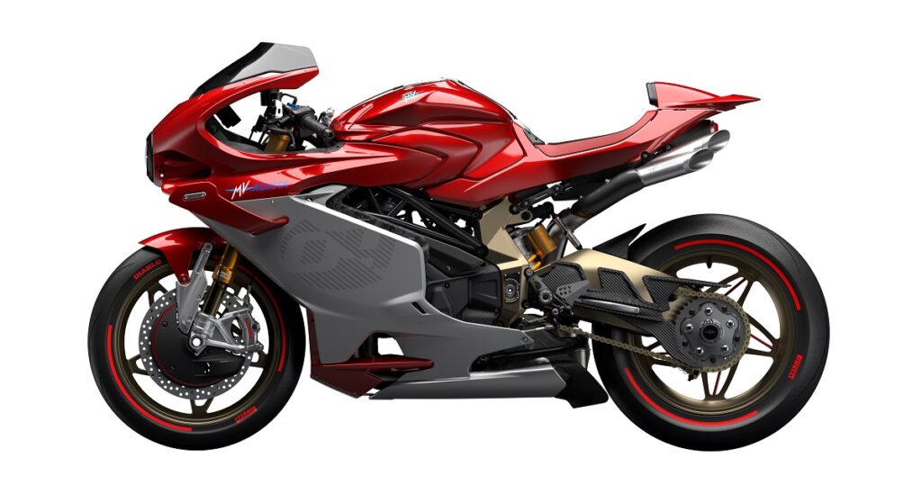 MV Agusta Superveloce 1000 estudio lateral izquierdo