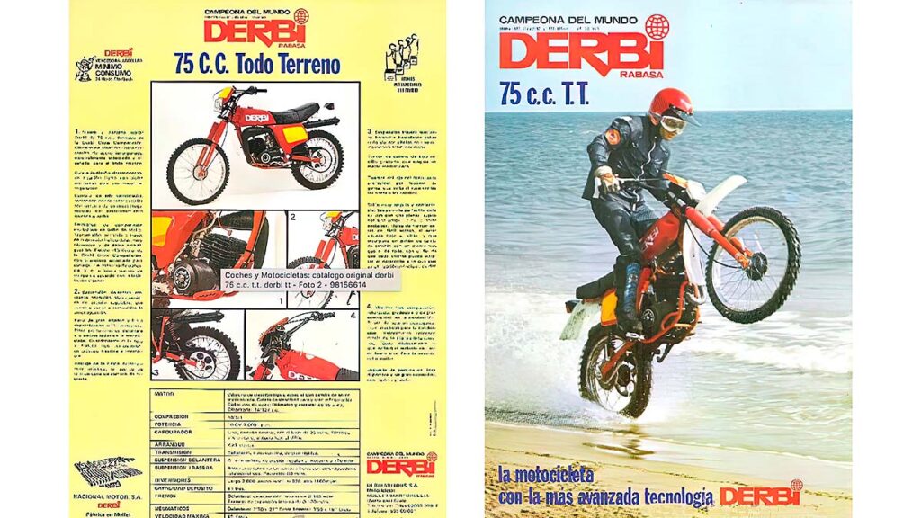 Historia de Derbi (parte 3): las motos de cross 15 Publi Derbi