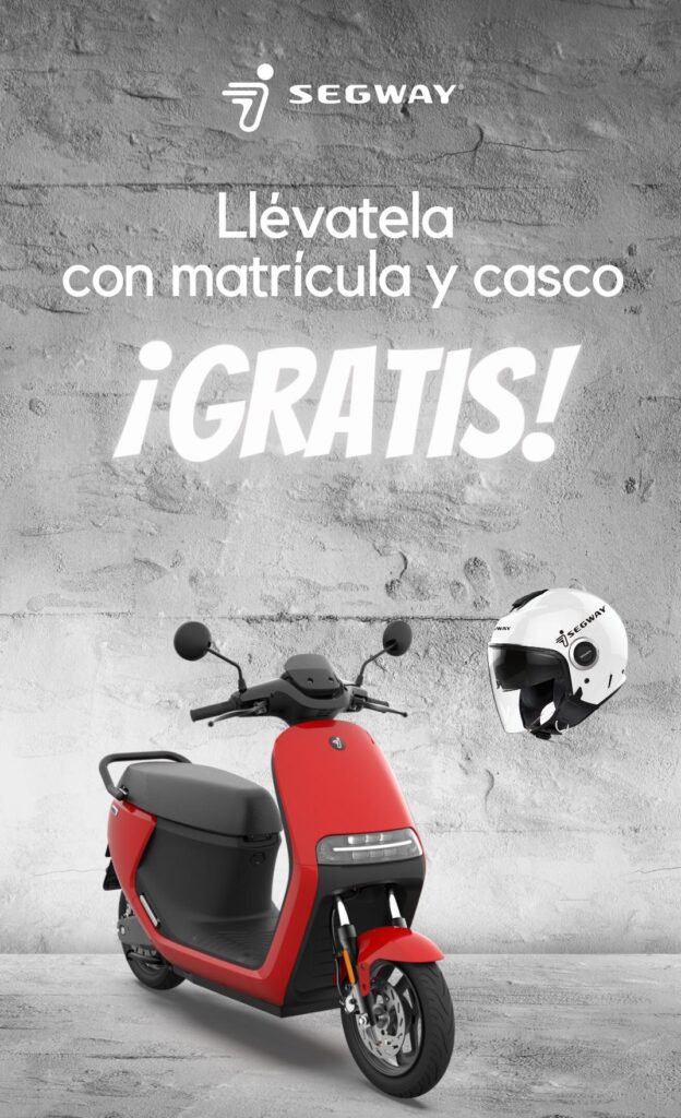 Llévate un casco y matrícula gratis por la compra de un scooter eléctrico de Segway 2 Segway Campana Noviembre