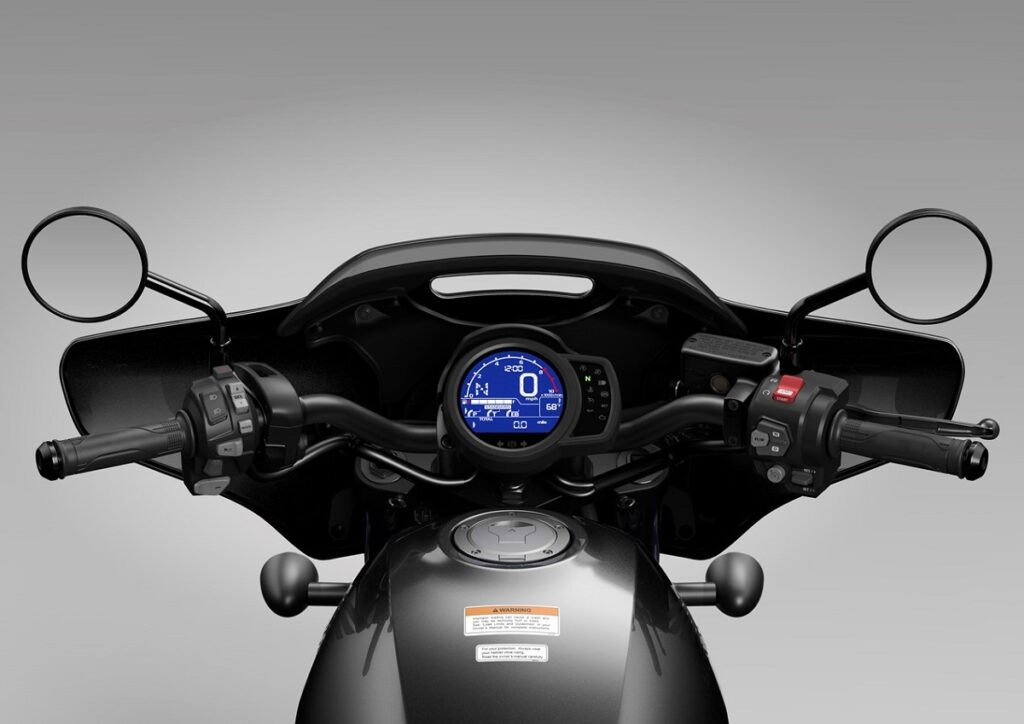 Honda CMX1100T Rebel: la bobber japonesa se va de viaje 9 honda CMX1100T Rebel instrumentacion