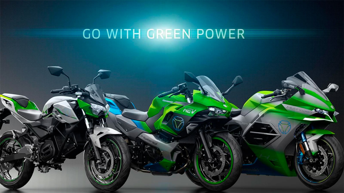 Kawasaki en EICMA 2022: tres motos electrificadas y una H2 SX más tecnológica
