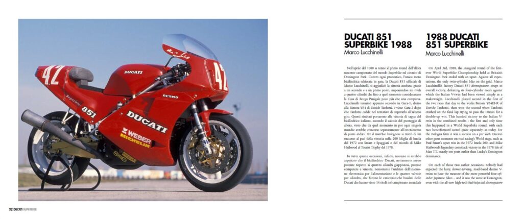 "Ducati Superbike 1988-2001": nuevo libro de Alan Cathcart repasando la era "desmoquattro" del WSBK 10 libro ducati alan captura interior