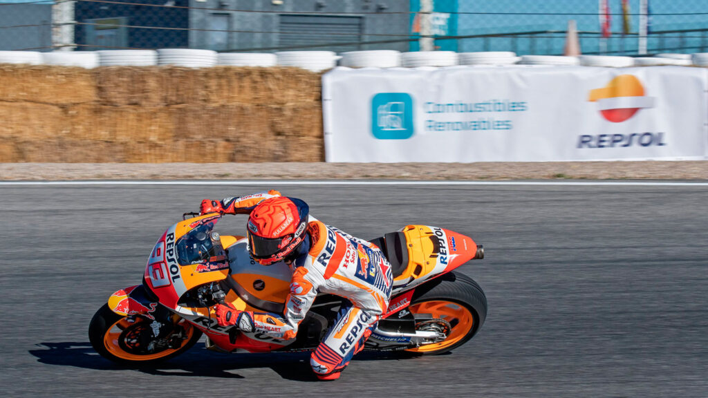 marquez prueba biocombustible motogp 3