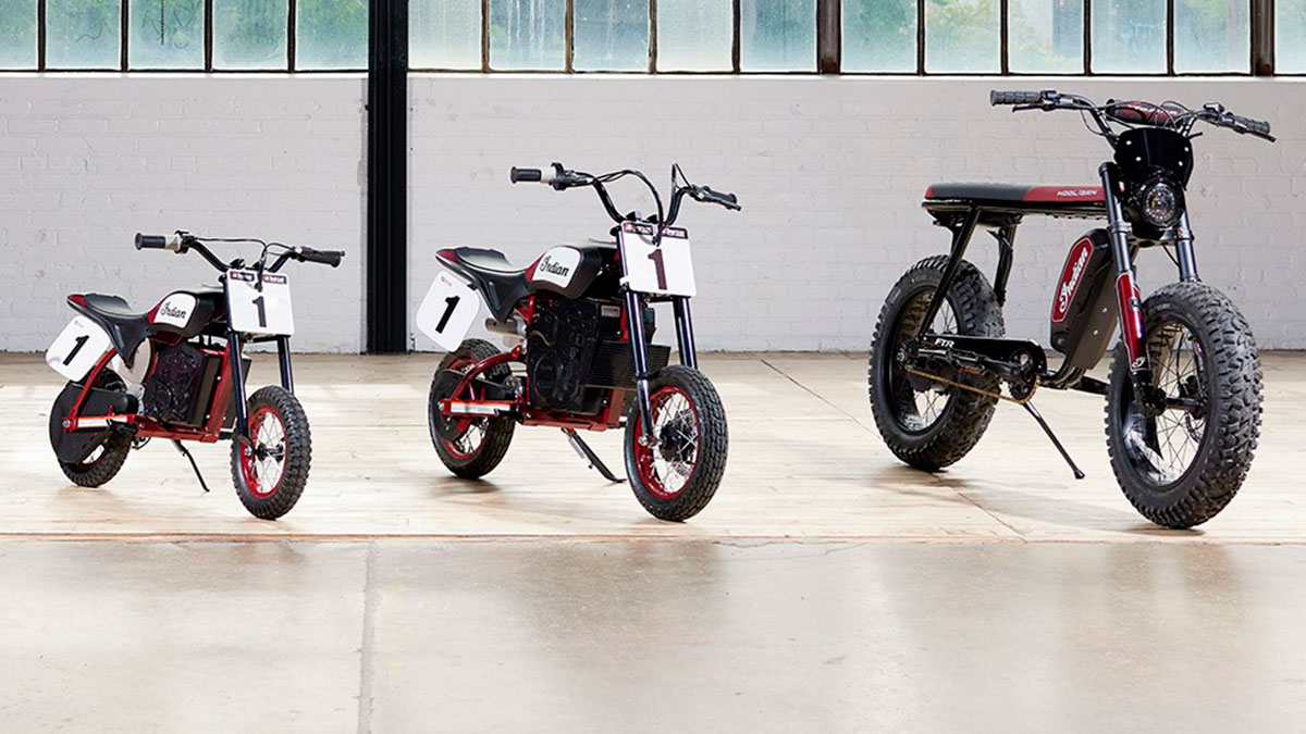 Indian eFTR: una gama de motos eléctricas para los más pequeños y no tan pequeños