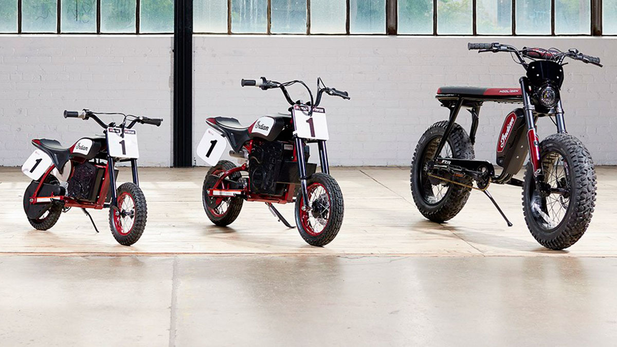 Indian eFTR: una gama de motos eléctricas para los más pequeños y no tan pequeños 6 indian eftr electric bikes