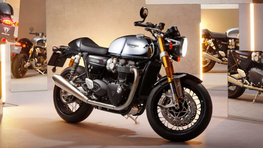 triumph thruxton rs chrome collection