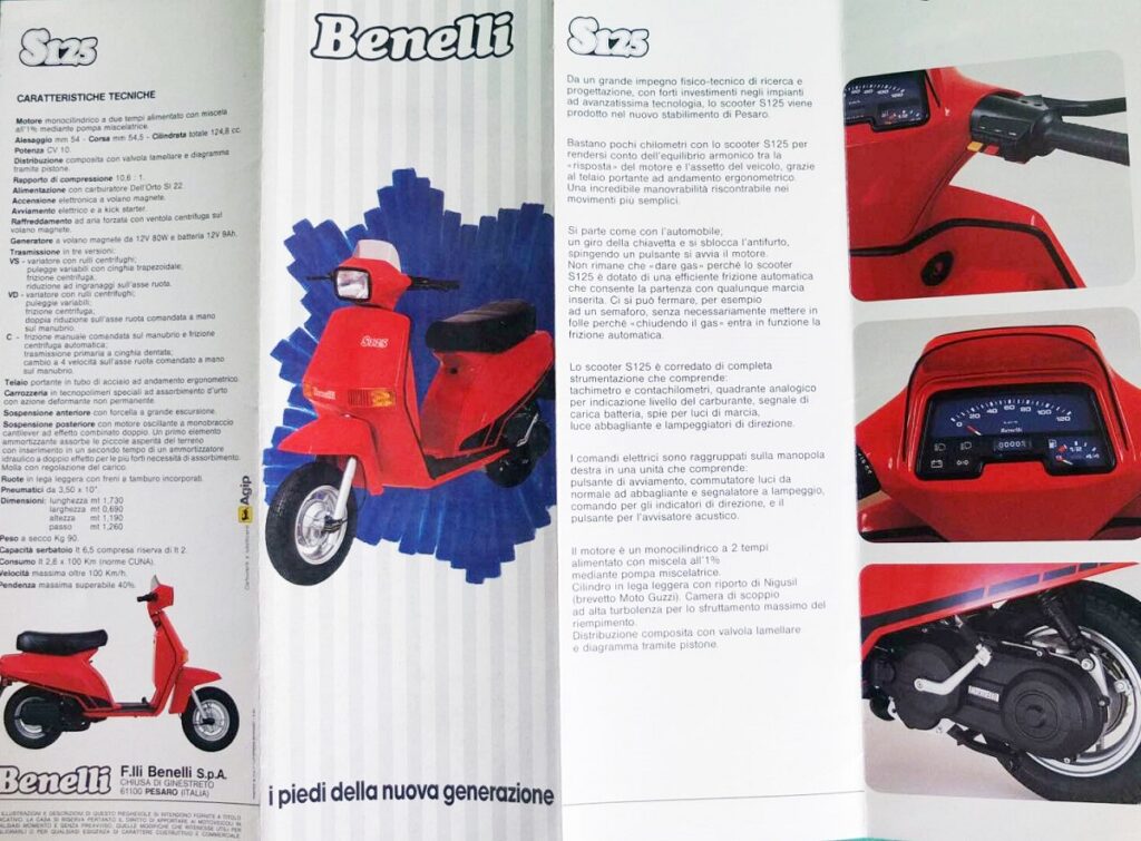 Benelli S125 catalogo