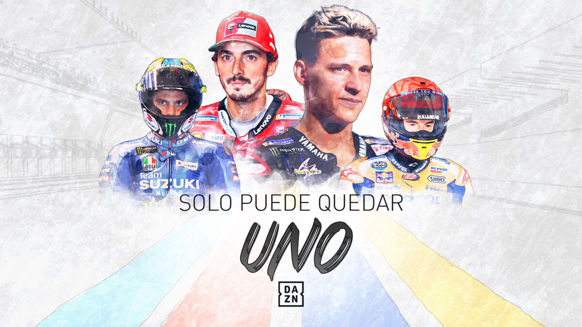 DAZN repasa la lucha por el Mundial de MotoGP 2022 con su docuserie 'Solo puede quedar uno' 1 DAZN_Solo-puede-quedar-uno-motogp