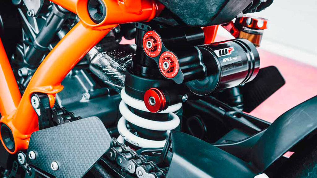Suspensiones de moto: 10 puntos que debes conocer para una conducción segura 8 amortiguador wp