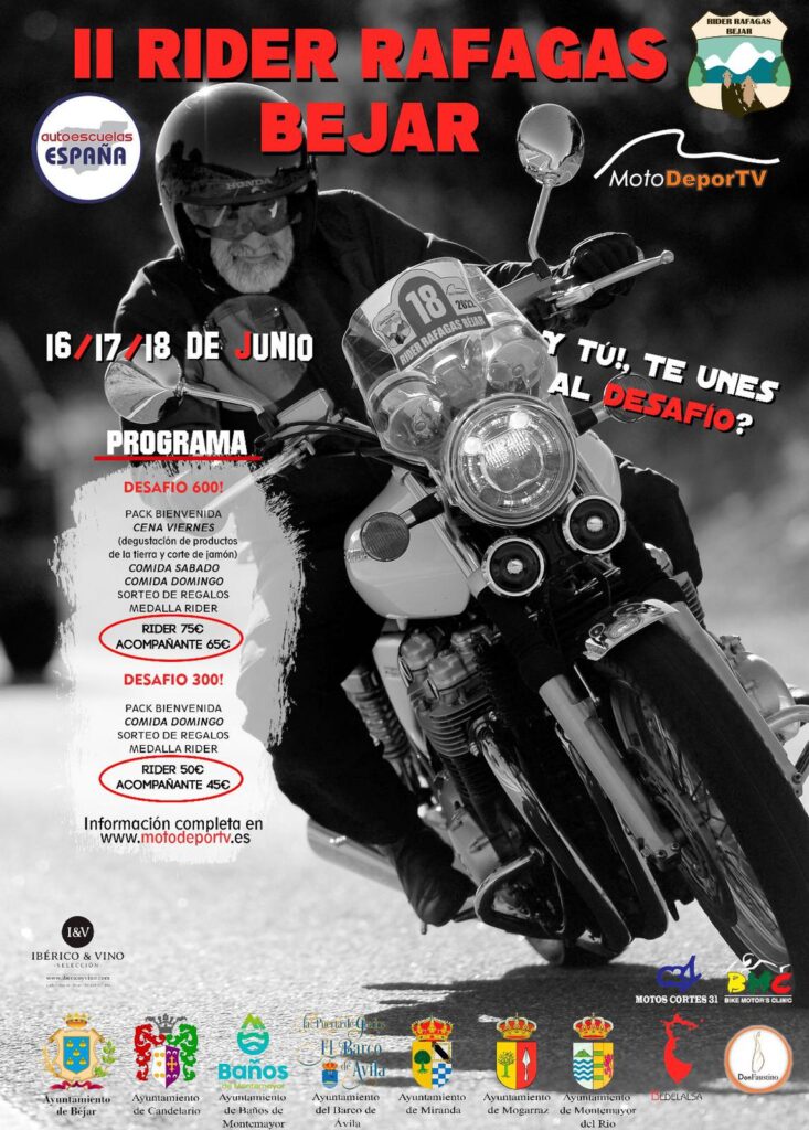 II Rider Ráfagas Béjar: las inscripciones ya están abiertas 2 cartel-ii-rider-rafagas-bejar-2023